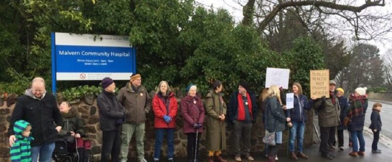 Malvern Save our NHS campaign